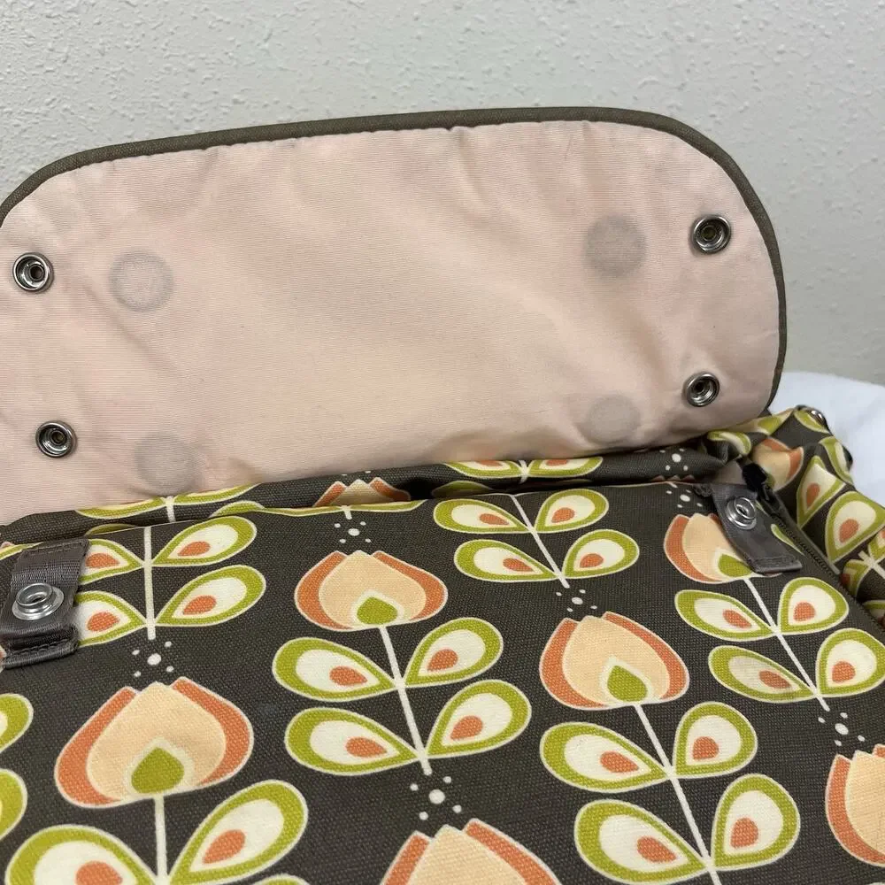 Petunia Pickle Bottom Boxy Backpack Diaper Bag Oslo in Bloom Boho Floral Retro